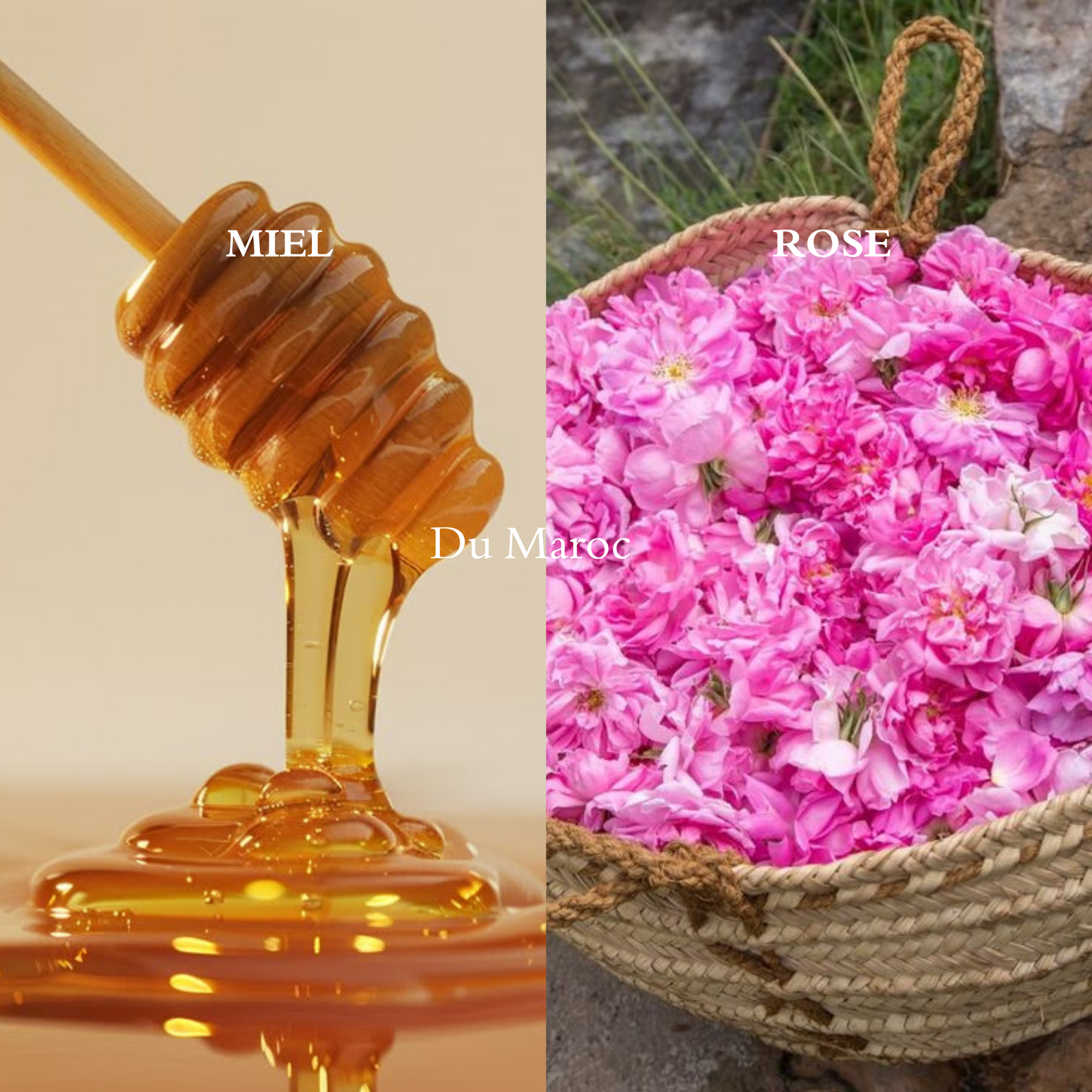 Savon Noir au Miel et Rose