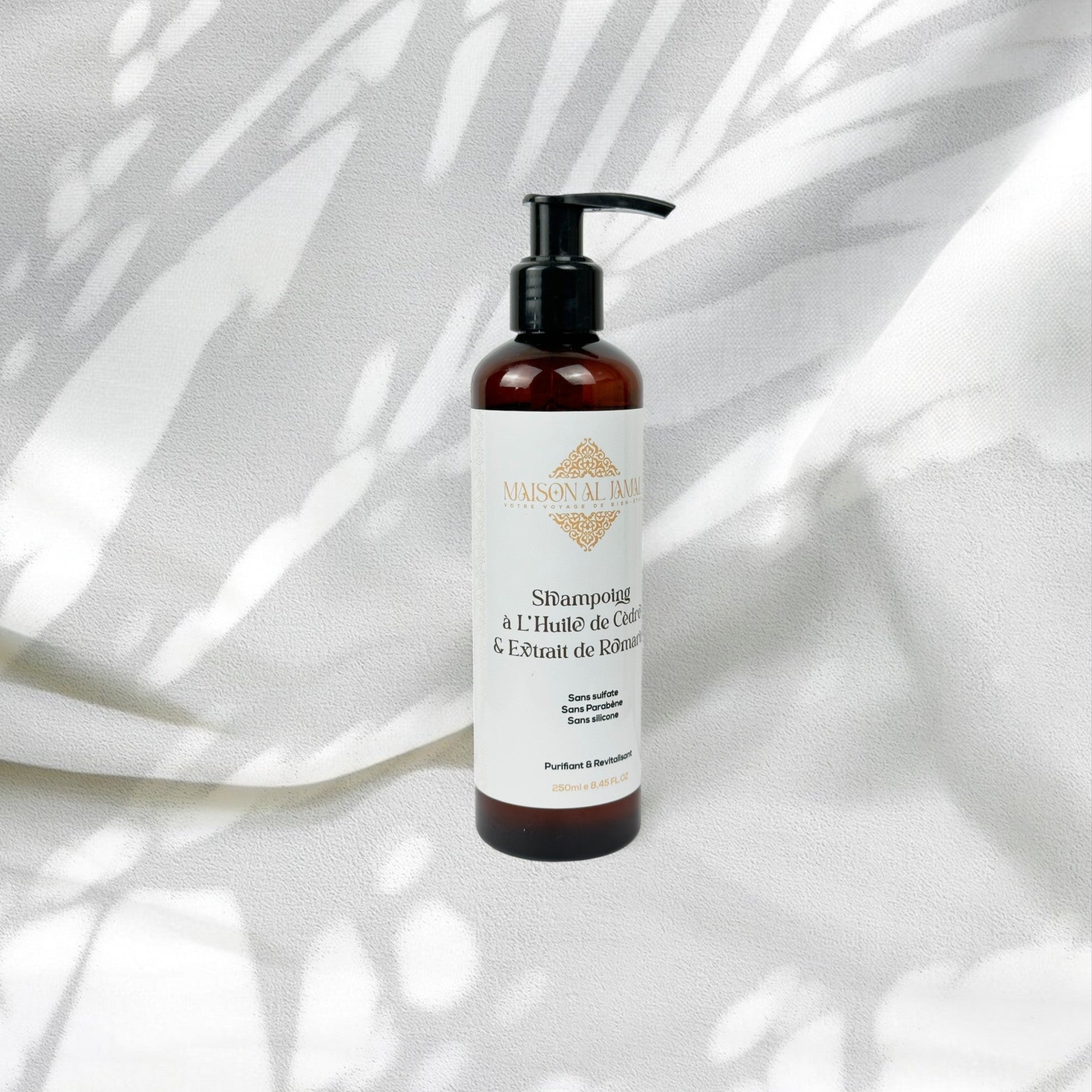 Shampoing Huile de Cèdre et Extrait de Romarin